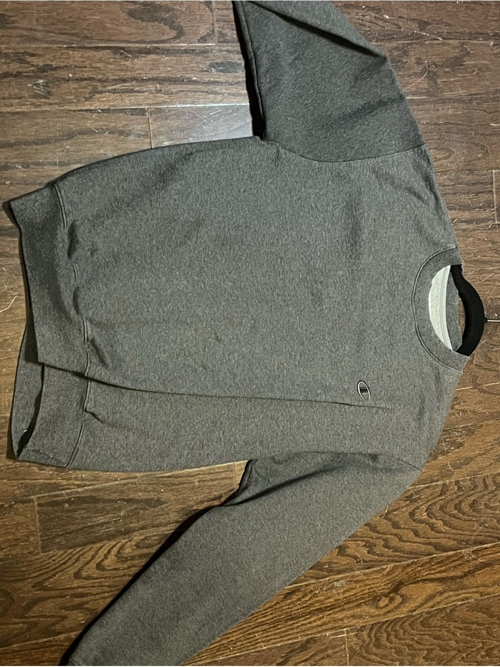 Champion Eco Heather Gray Pullover Sweatshirt